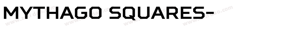 Mythago Squares字体转换